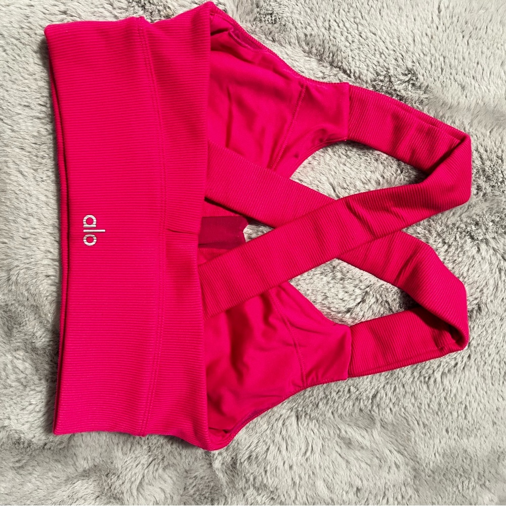 Alo Yoga Pink Sports Bra